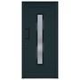 Voir la diapositive 3 : VIDAXL Porte d'entree anthracite 98x208 cm PVC