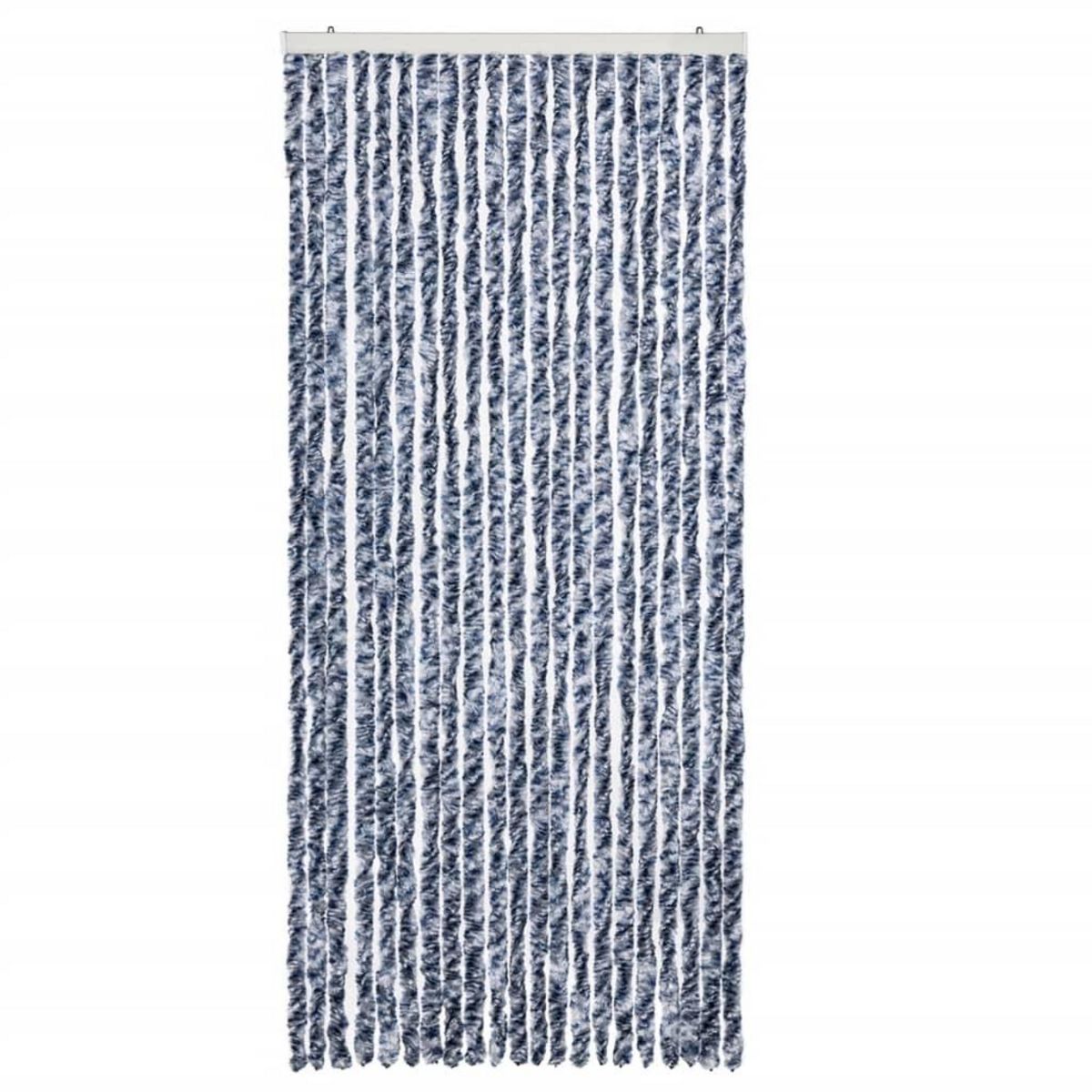VIDAXL Moustiquaire Bleu et blanc 90x200 cm Chenille