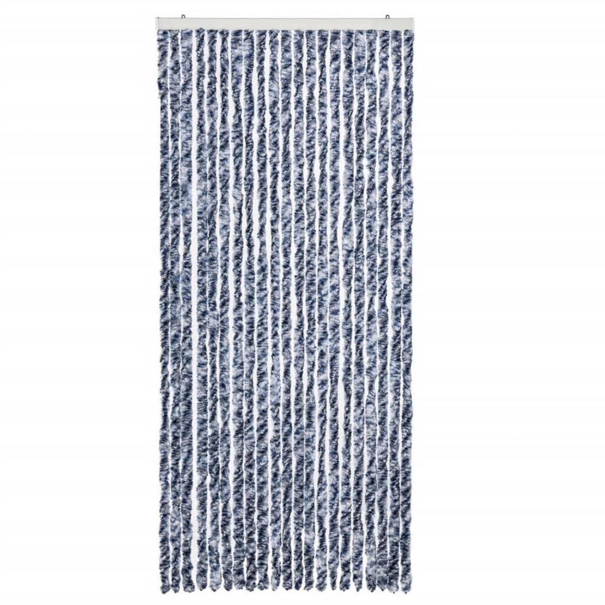VIDAXL Moustiquaire Bleu et blanc 90x200 cm Chenille