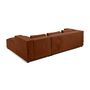 Voir la diapositive 4 : LISA DESIGN Stella - canapé d'angle droit - 4 places - en fausse fourrure