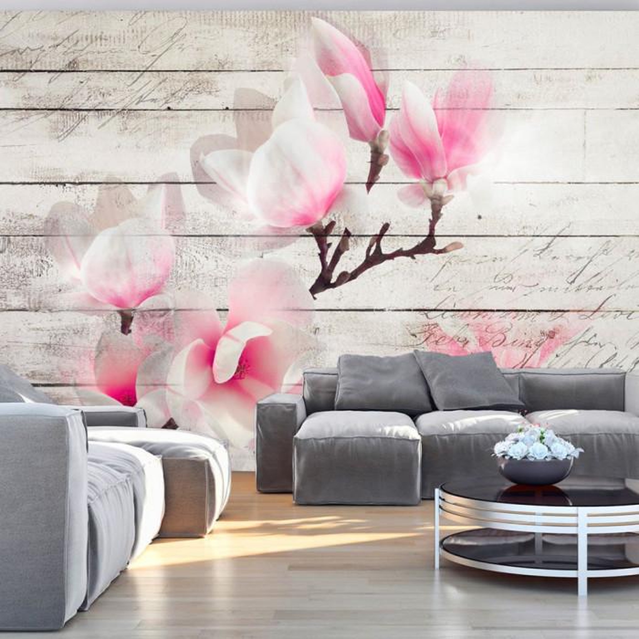 Paris Prix Papier Peint  Gentleness of the Magnolia. Coloris disponibles : Multicolore
