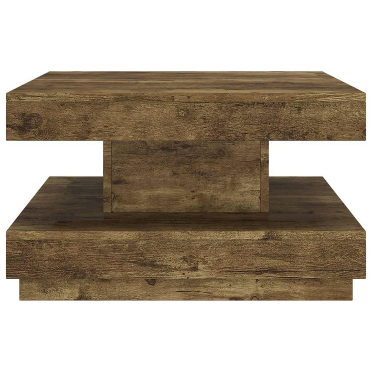 VIDAXL Table basse Marron fonce 60x60x35 cm MDF