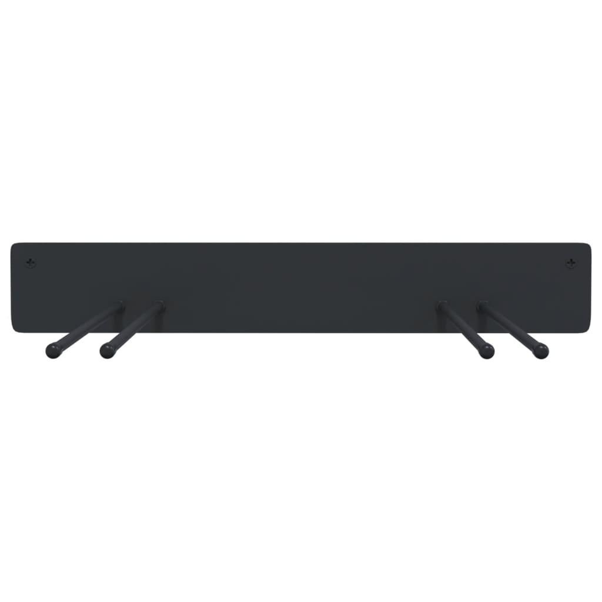 Voir la diapositive 5 : VIDAXL Supports muraux pour outils de jardin 4 pcs noir acier