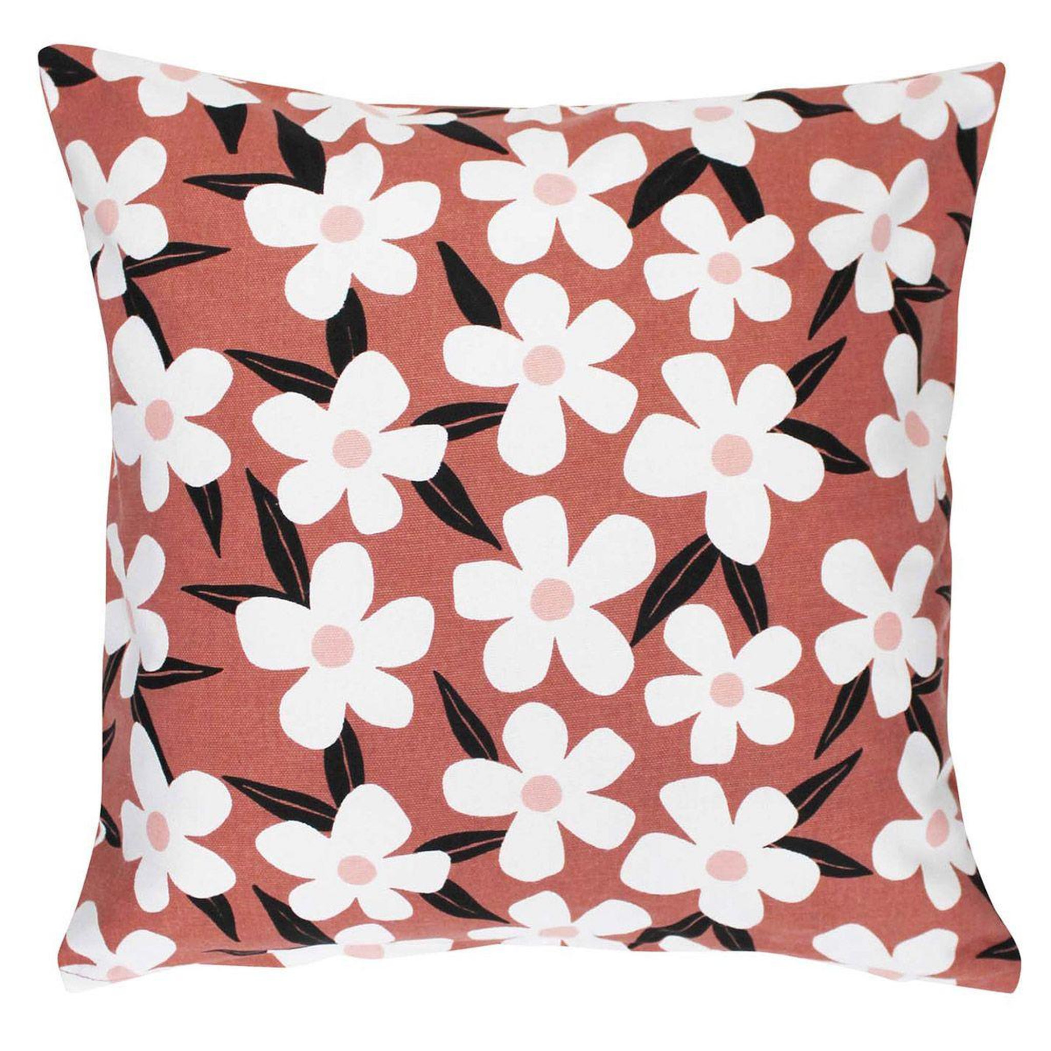 Douceur d'Intérieur Housse de coussin  darcy  40x40cm terracotta