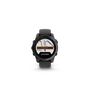 Voir la diapositive 3 : GARMIN Montre connectée Garmin fenix E AMOLED 47mm Acier Gray avec bracelet noir