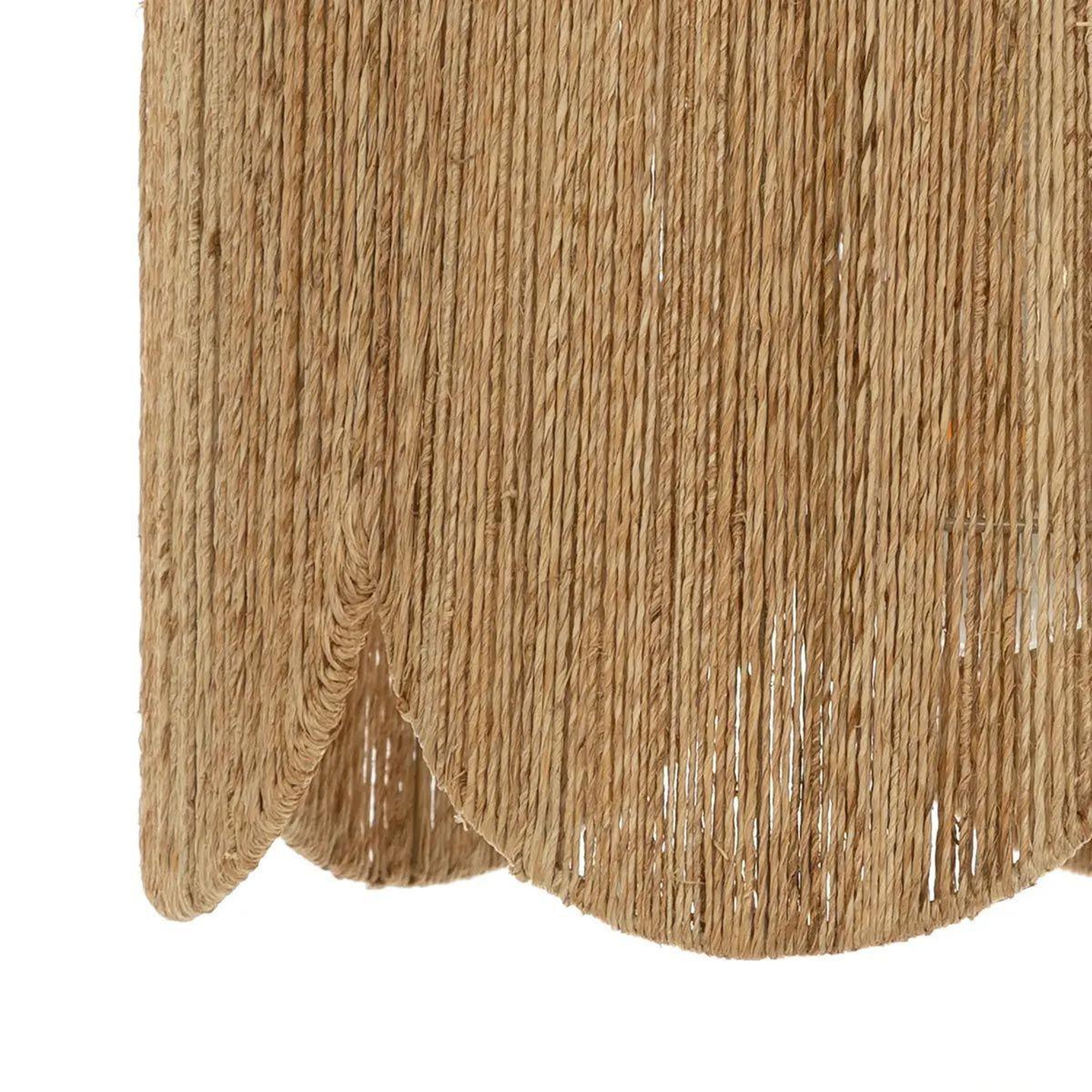 Voir la diapositive 2 : ATMOSPHERA Lampe suspension en jute  janice  38cm naturel