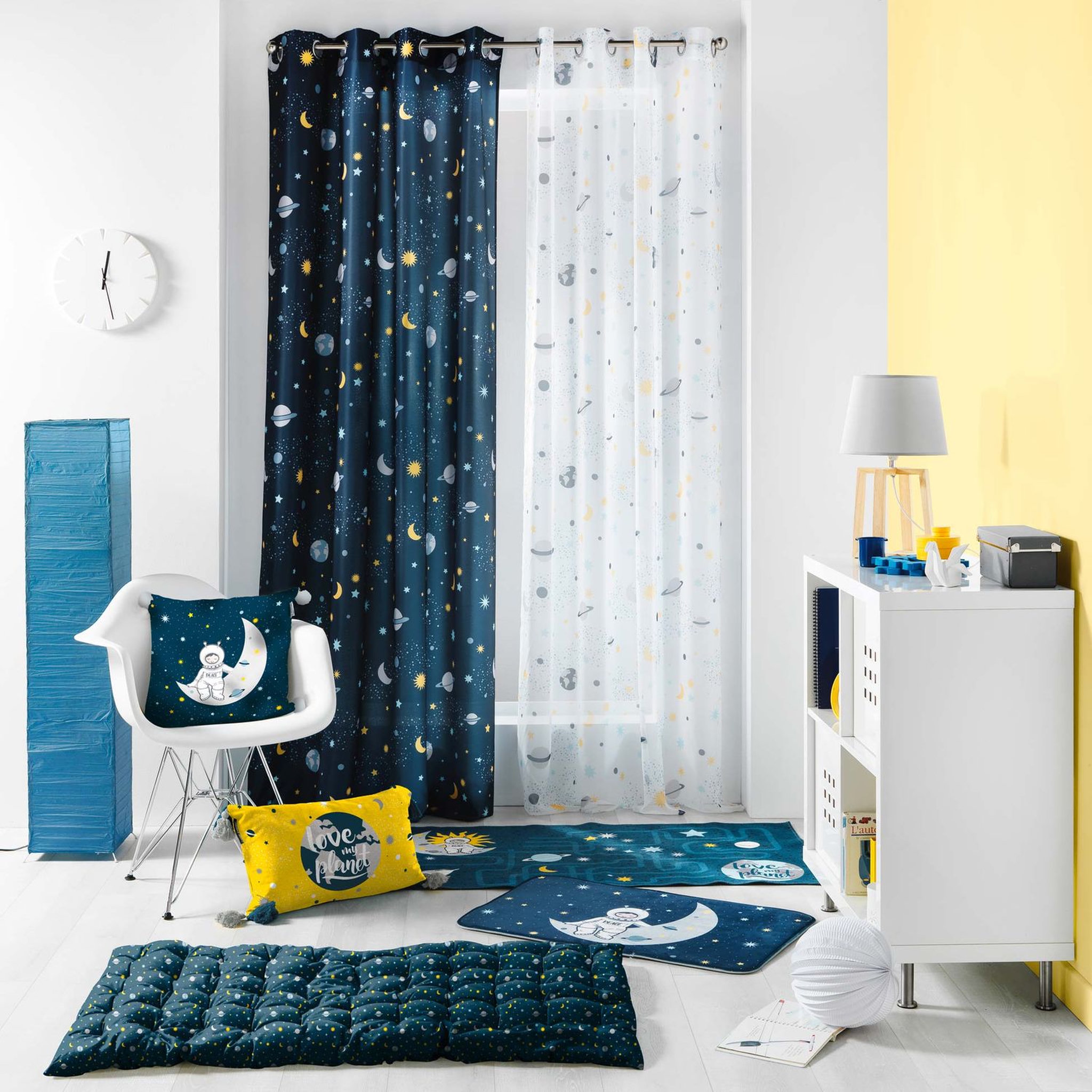 Voir la diapositive 2 : Douceur D'intérieur Matelas de sol en coton imprimé PETIT ASTRONAUTE