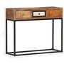 Voir la diapositive 6 : VIDAXL Table console Dore 90x30x75 cm Bois de recuperation massif
