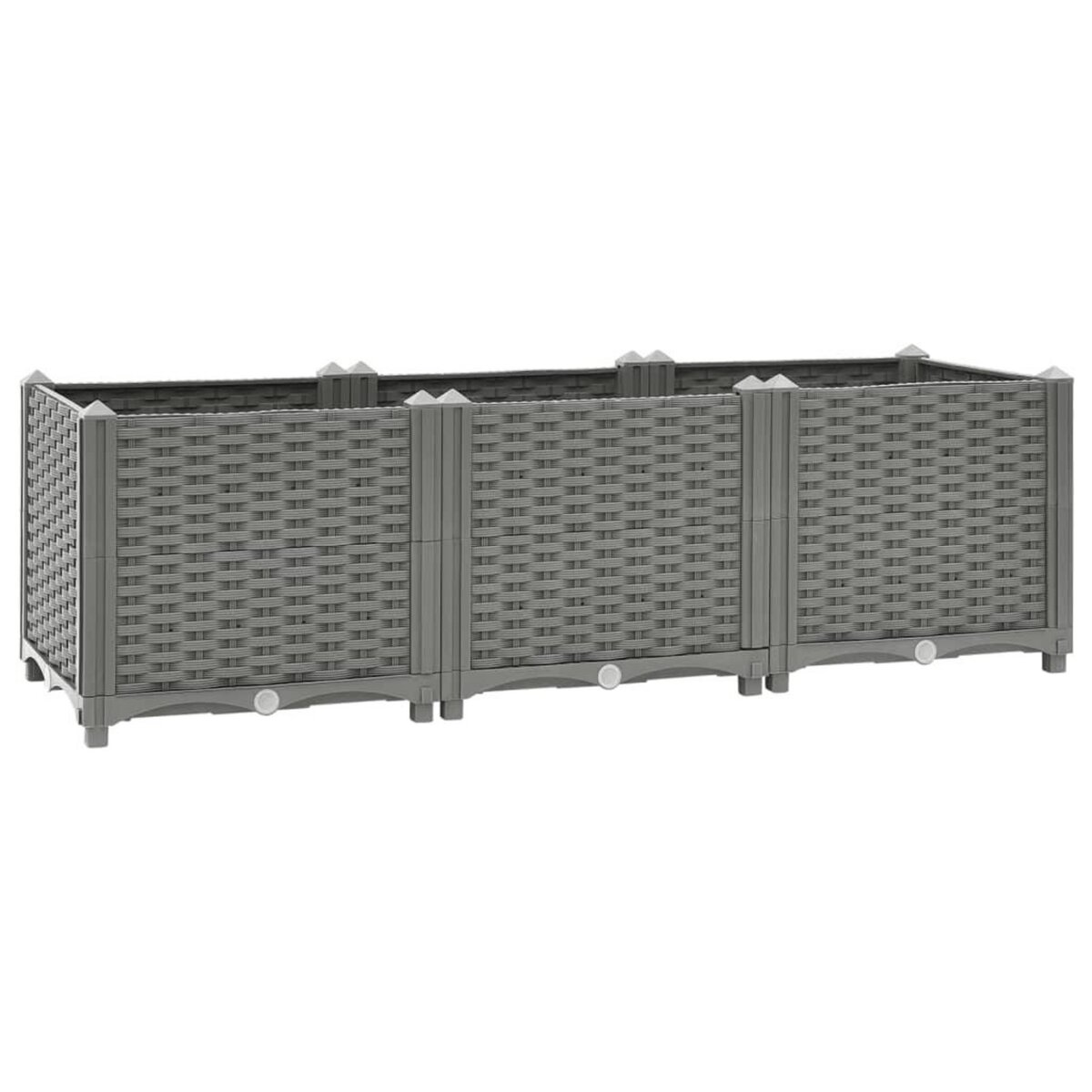 VIDAXL Lit sureleve 120x40x38 cm Polypropylene