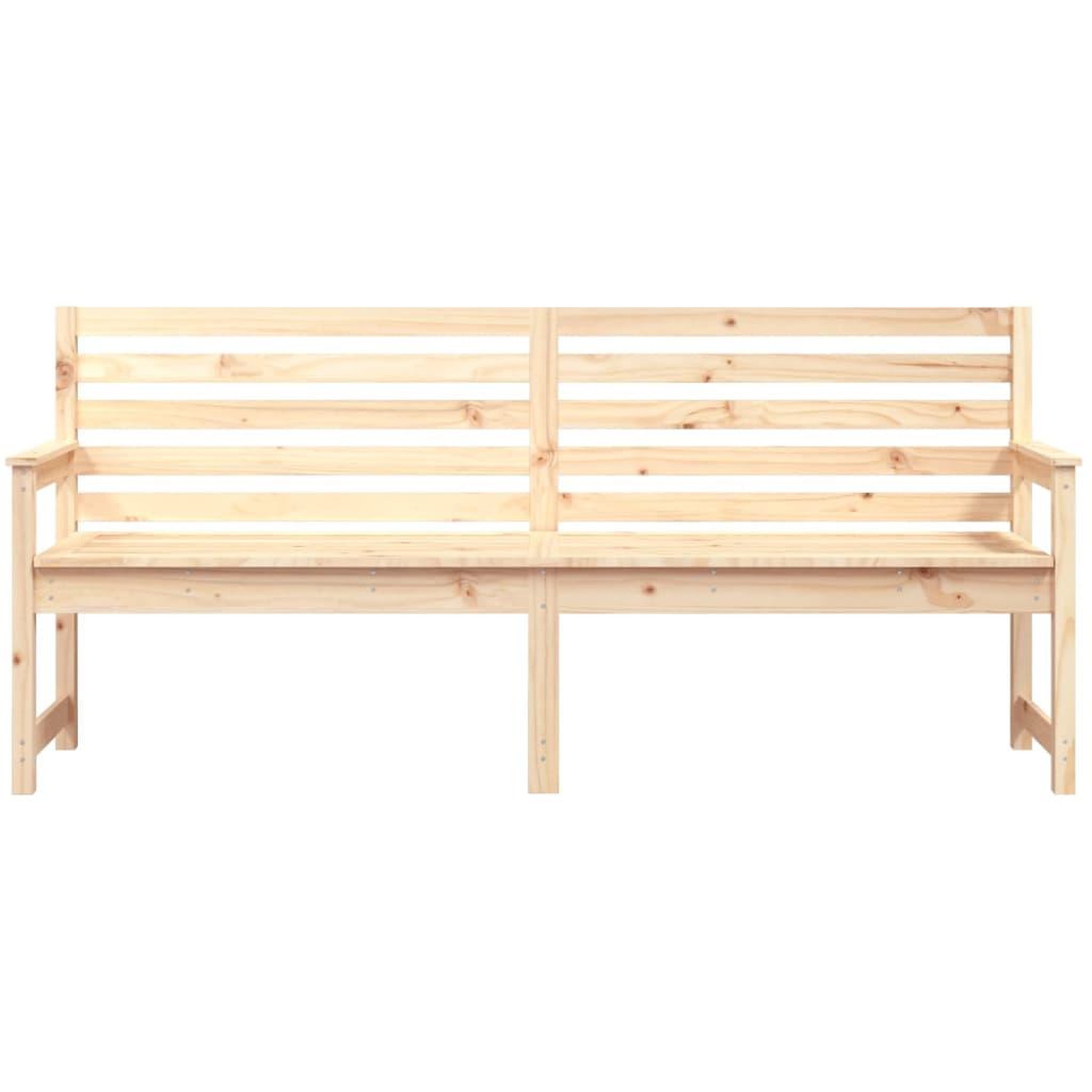 Voir la diapositive 4 : VIDAXL Banc de jardin 203,5x48x91,5 cm bois massif de pin