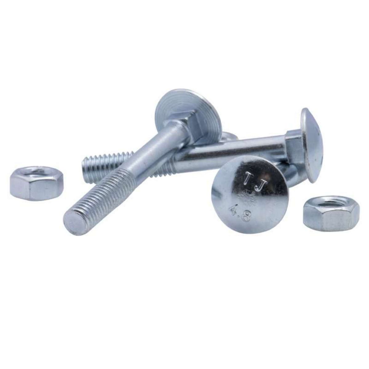  Boulon zingué TRCC Vissal Ø8x60mm  lot de 3 boulons