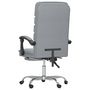 Voir la diapositive 5 : VIDAXL Fauteuil de massage inclinable de bureau Gris clair Tissu