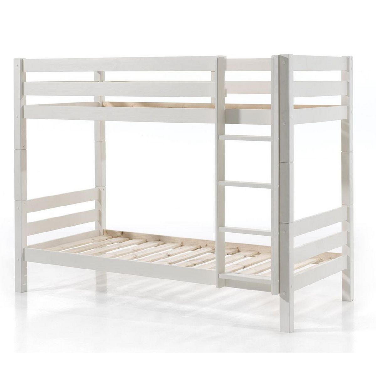 Lit superposé en bois h160cm  90x200 cm WOODY