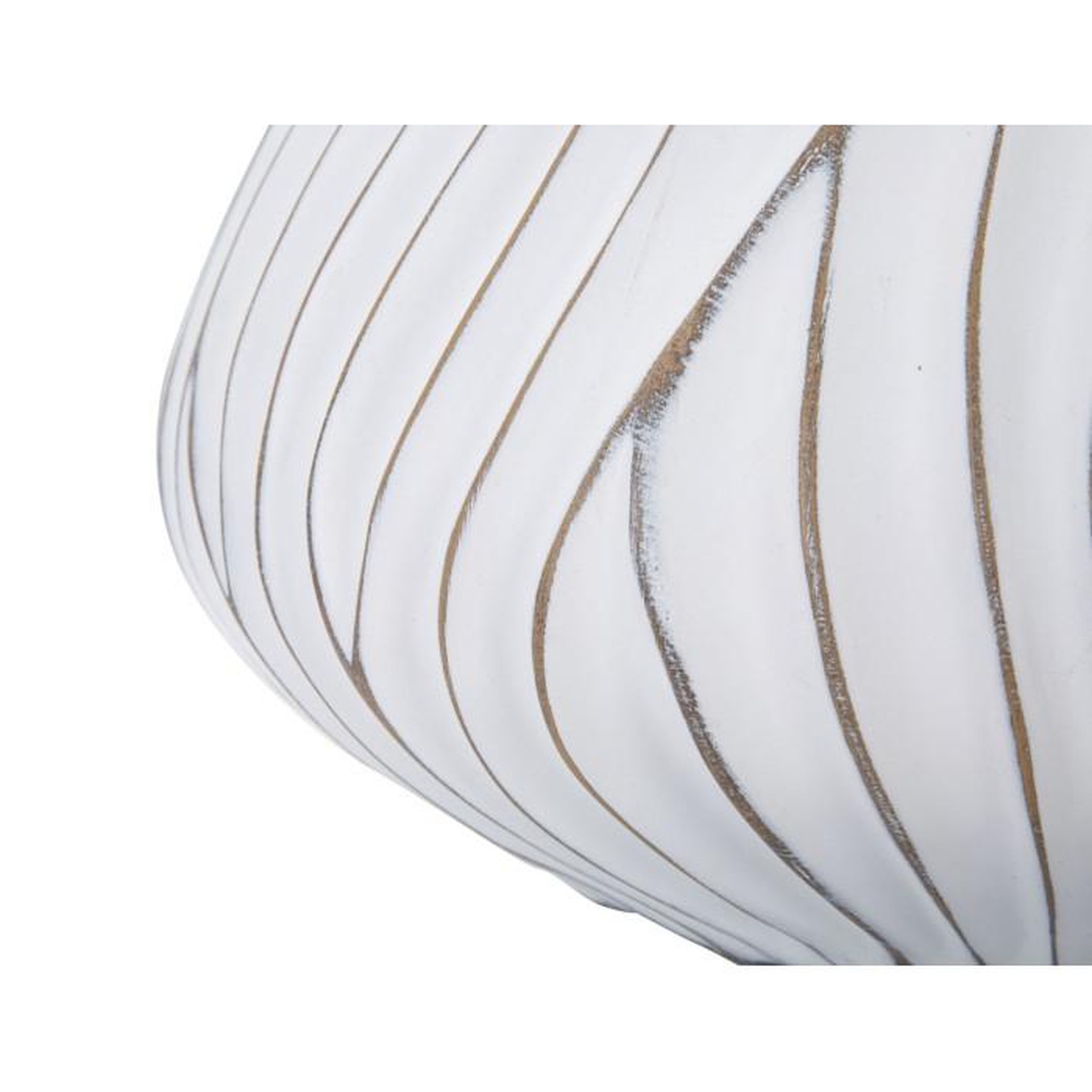 Voir la diapositive 4 : Paris Prix Cache-Pot Design en Relief  Honduras  40cm Blanc