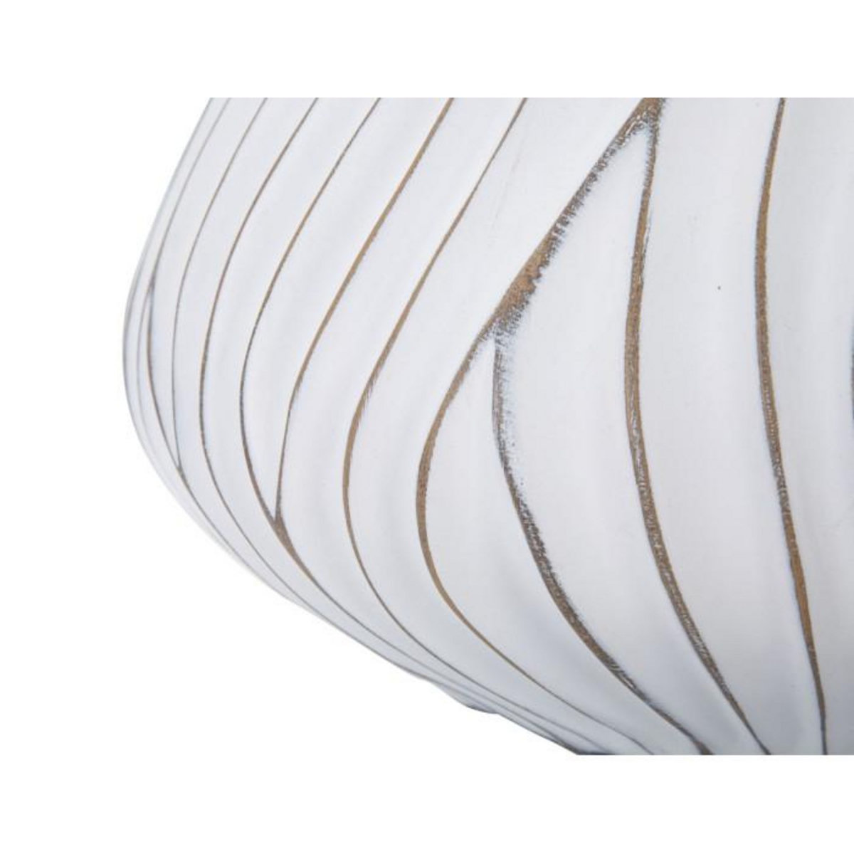 Paris Prix Cache-Pot Design en Relief  Honduras  40cm Blanc