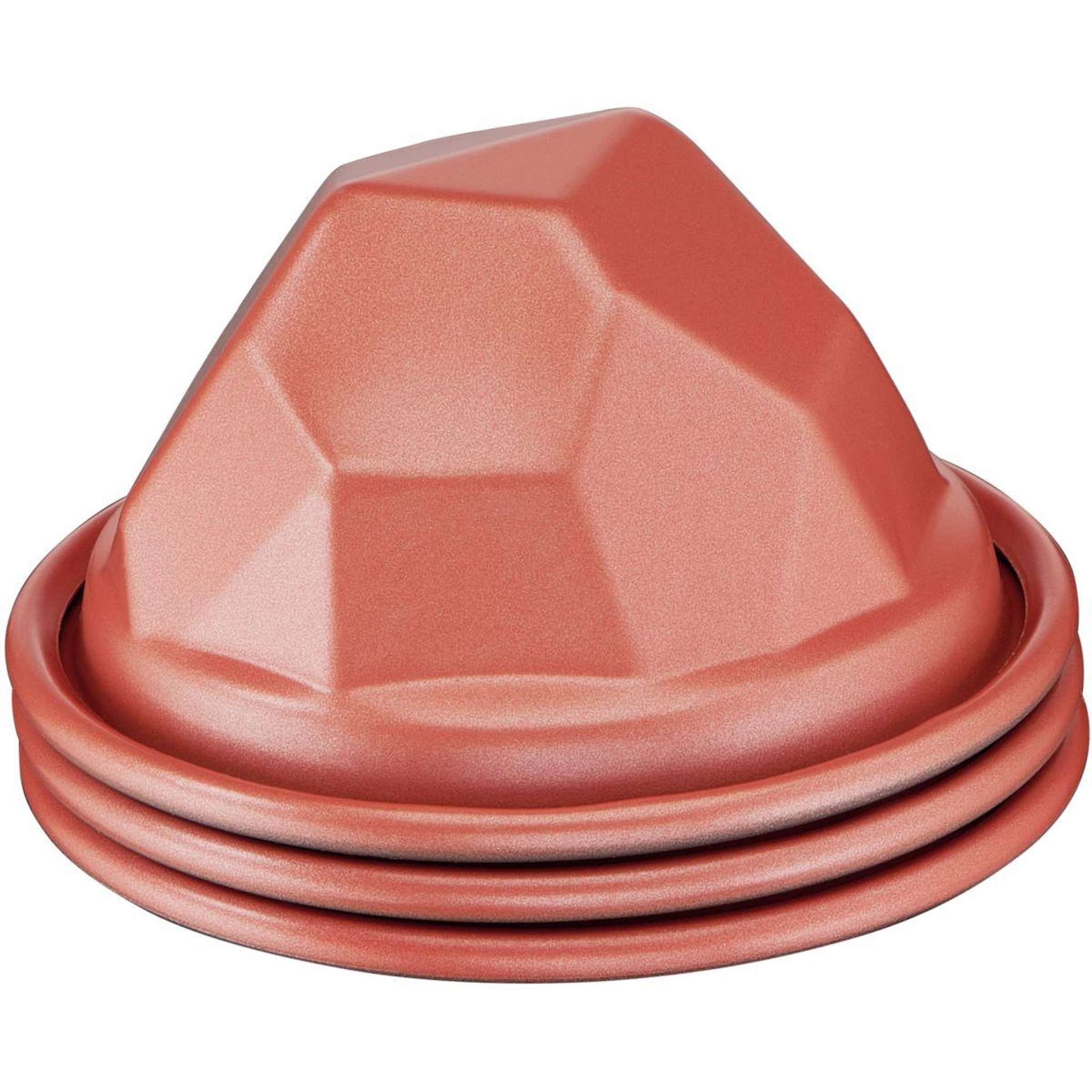TEFAL Moule à gâteau fantaisie creabake 3 moules rochers 7.5 cm