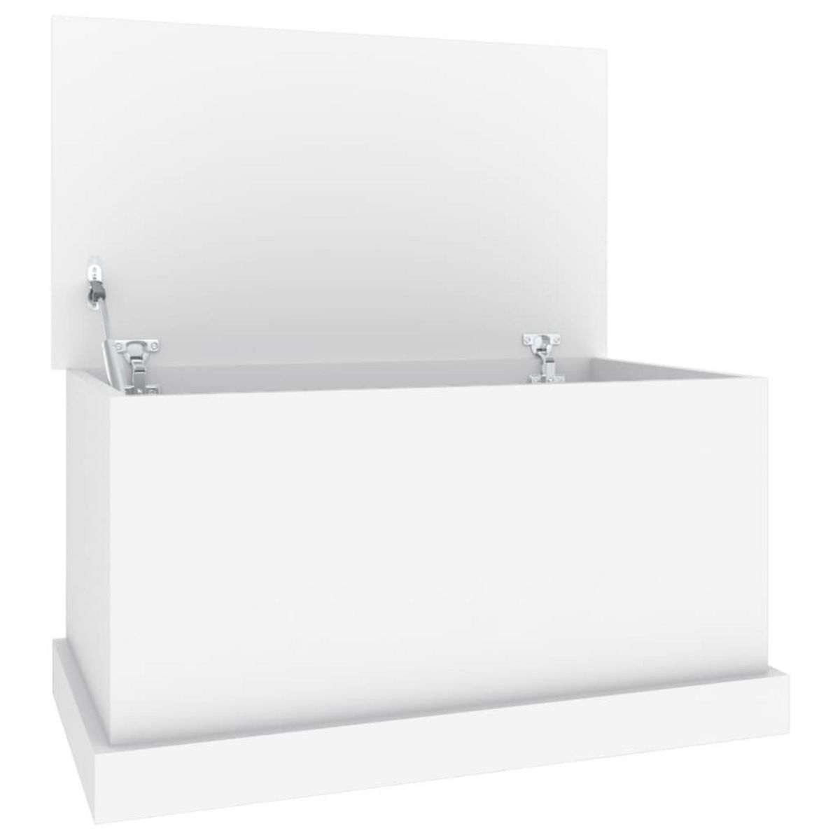 VIDAXL Boîte de rangement blanc 70x40x38 cm bois d'ingenierie