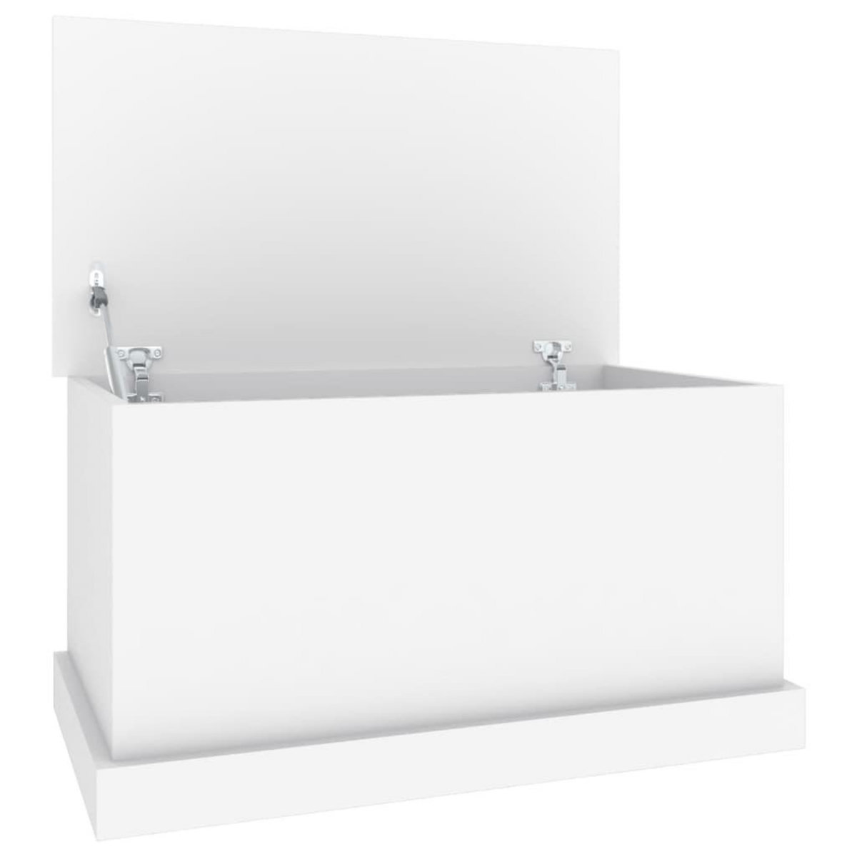 VIDAXL Boîte de rangement blanc 70x40x38 cm bois d'ingenierie