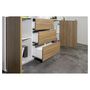 Voir la diapositive 5 : Buffet moderne 2 portes 3 tiroirs 160 cm LUCERA