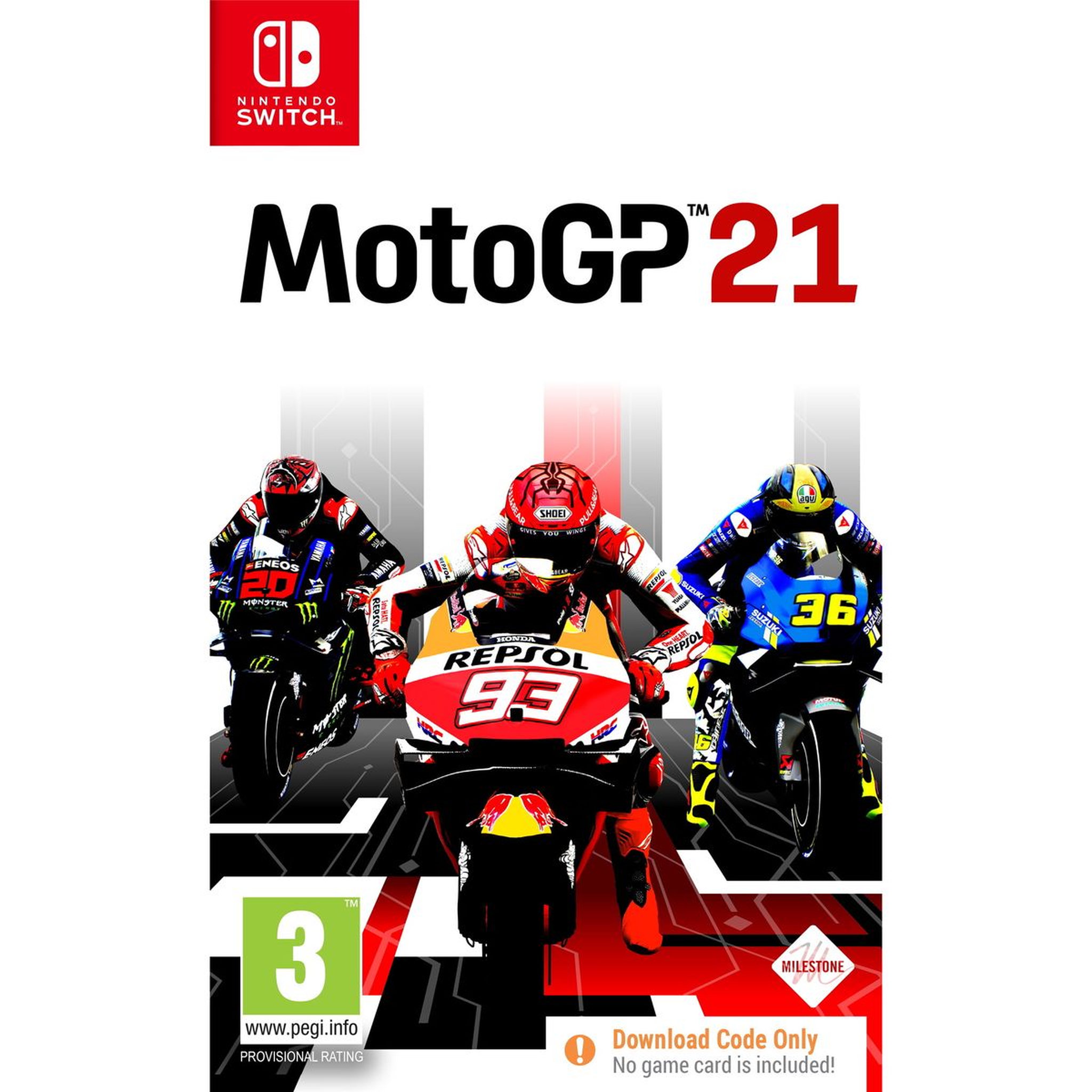 Voir la diapositive 1 : MotoGP 21 Nintendo Switch - Code de téléchargement