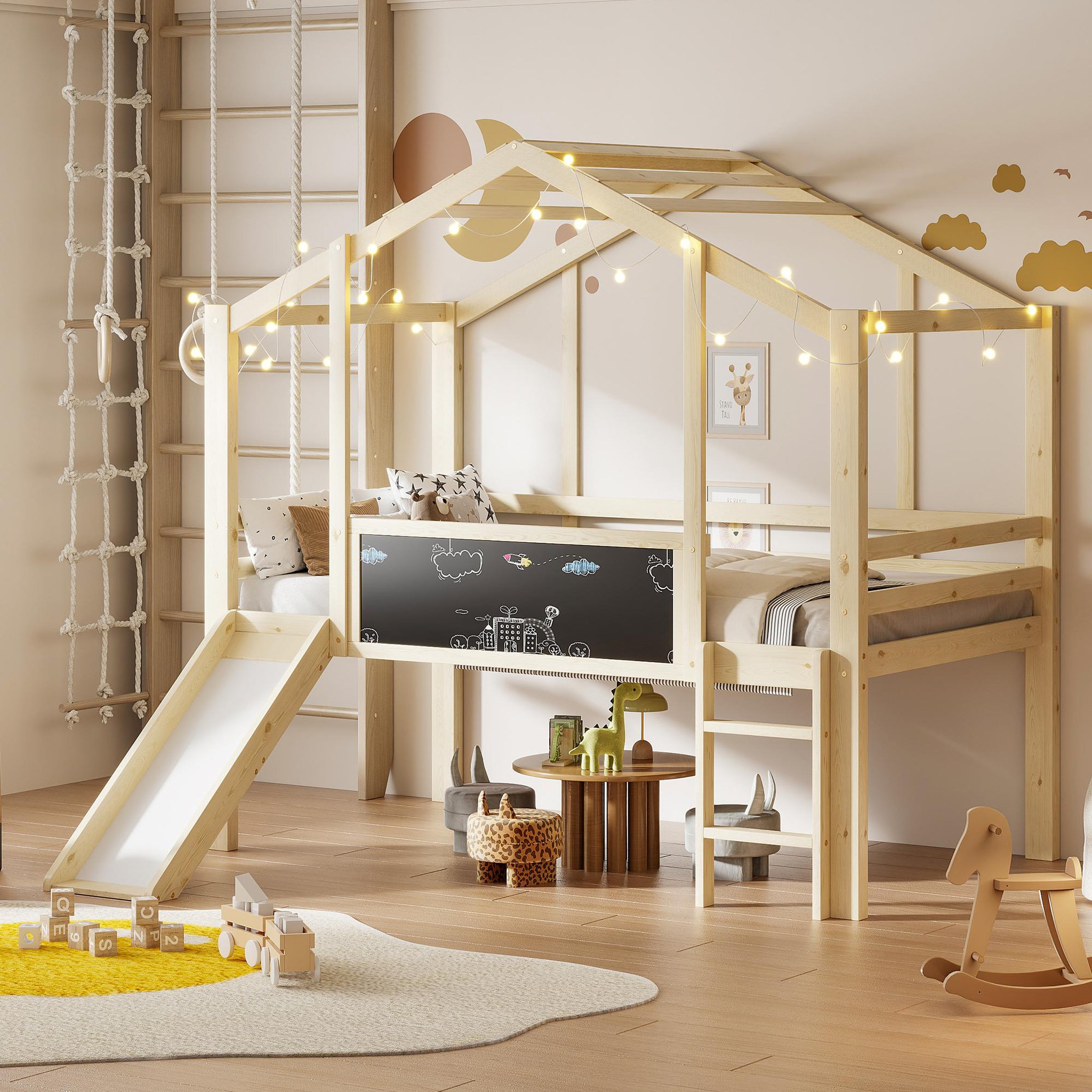 Voir la diapositive 4 : MERAX Lit mezzanine enfant