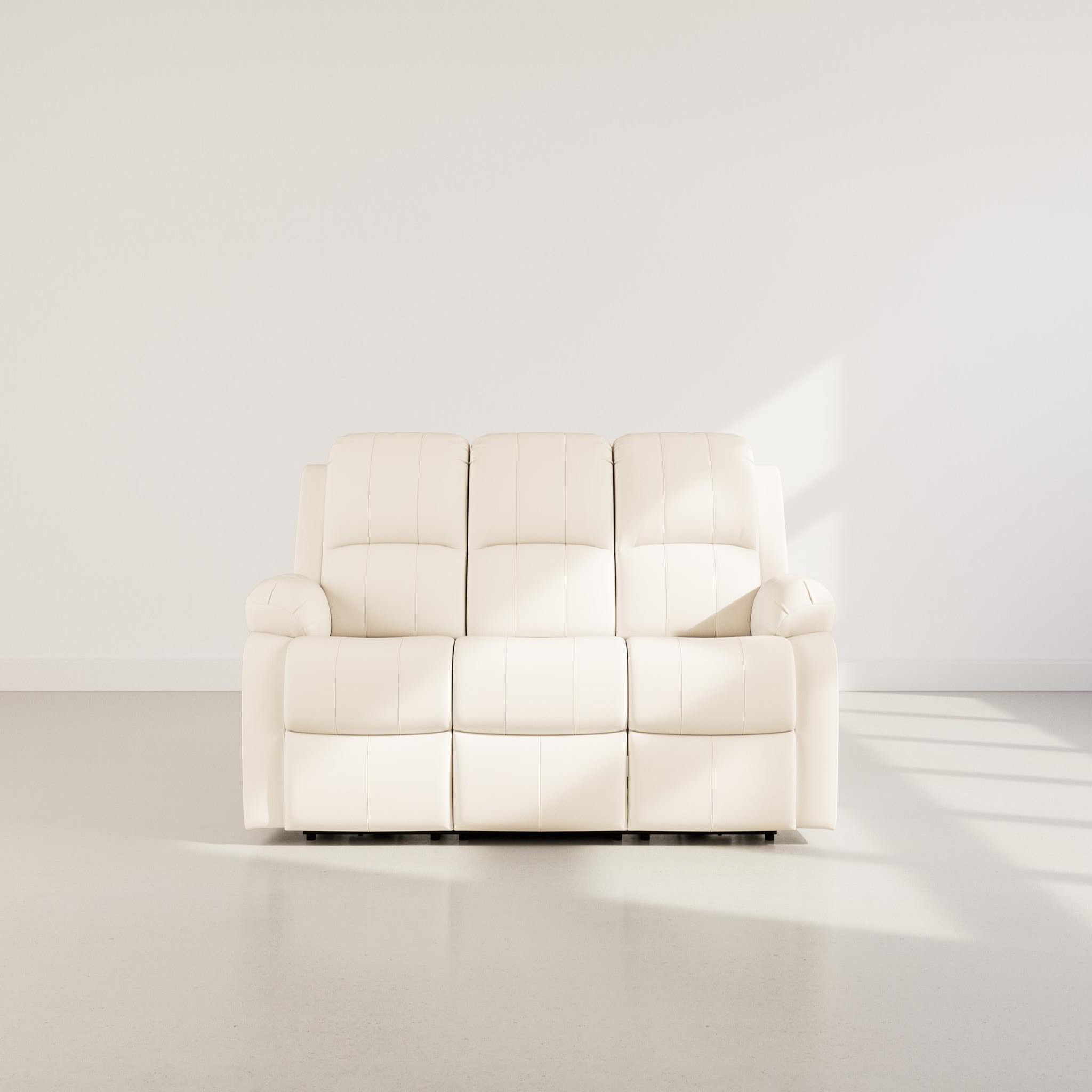 Voir la diapositive 2 : BEST MOBILIER Armand - canapé 3 places relax électrique en simili