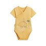 Voir la diapositive 3 : Petit Béguin Lot de 2 bodies bébé manches courtes ouverture croisée Hawaiki