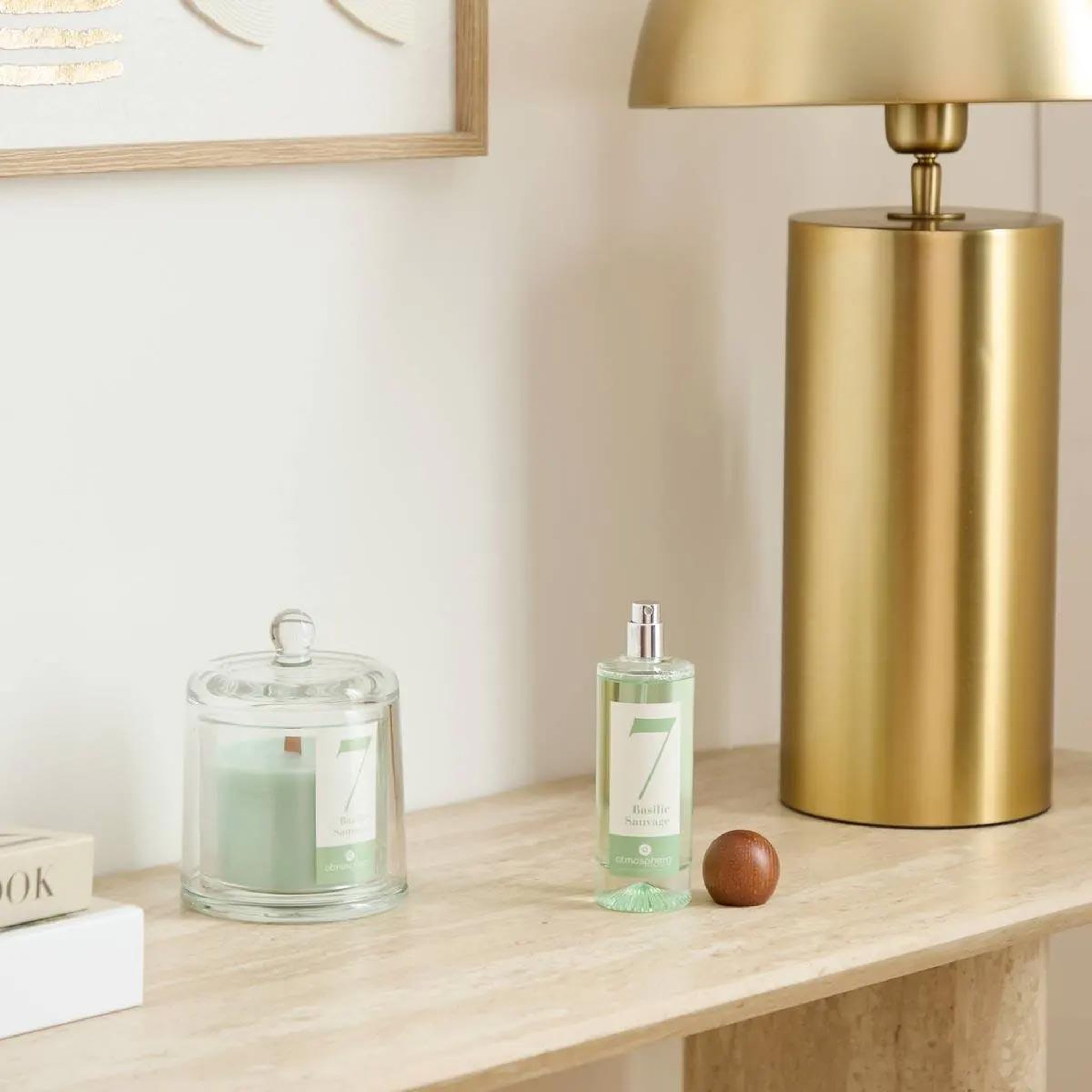 Voir la diapositive 2 : ATMOSPHERA Spray d'ambiance  numia  100ml basilic sauvage