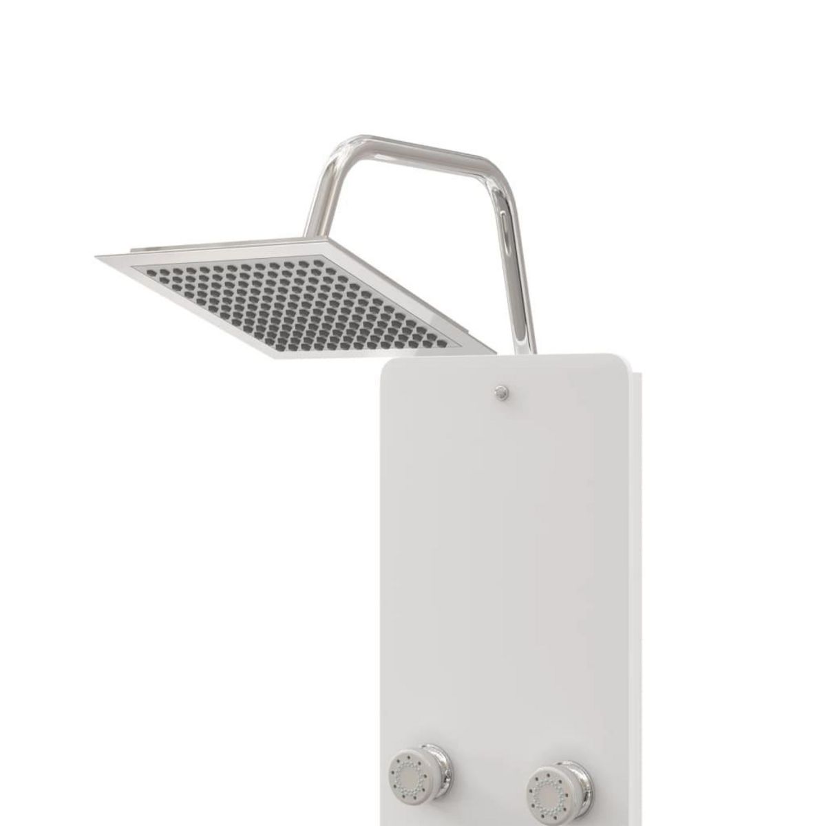 VIDAXL Panneau de douche Verre 25x47,5x130 cm Blanc