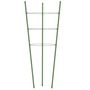 Voir la diapositive 5 : VIDAXL Supports pour plantes de jardin 3 anneaux 5pcs Vert 75 cm Acier