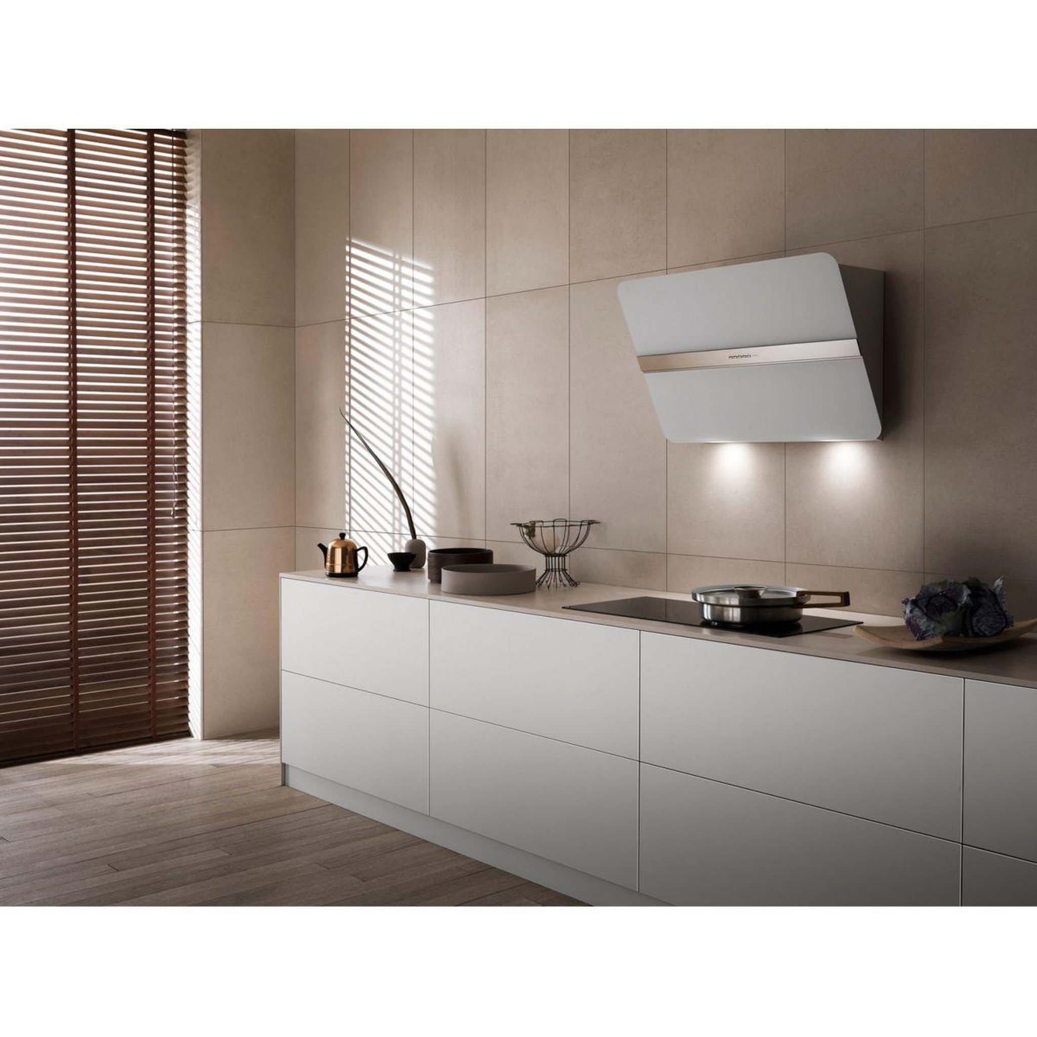 Voir la diapositive 3 : Falmec Hotte décorative murale FLIPPER1440 Gris