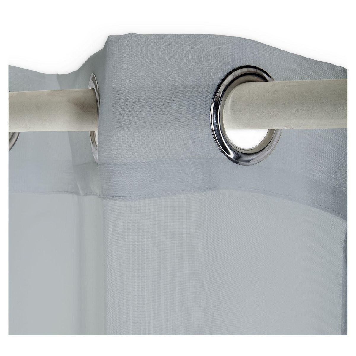TODAY Voilage finition oeillets prêt à poser en polyester 135x240 cm