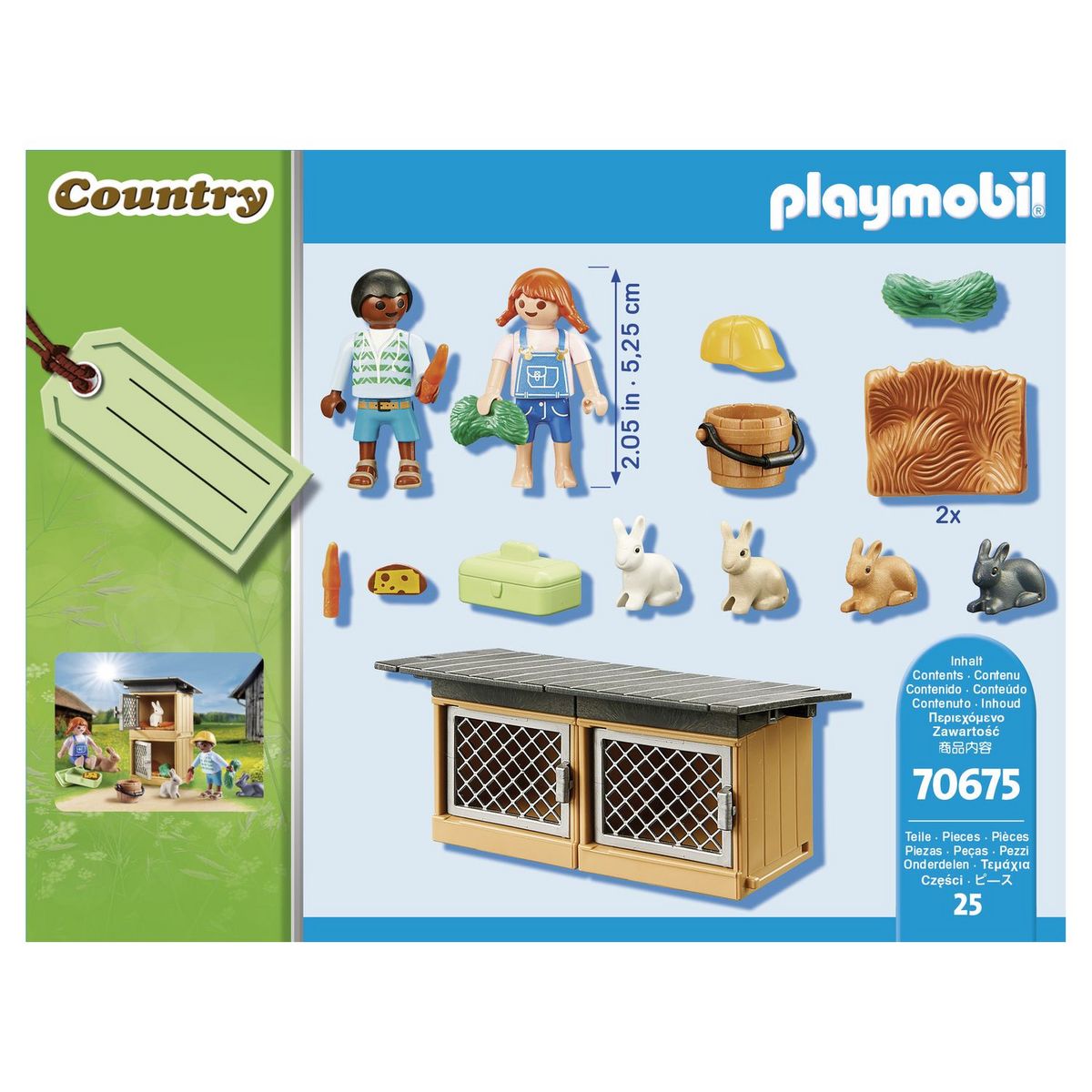 PLAYMOBIL 70675 - City Life Enfant et lapins