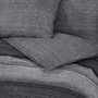 Voir la diapositive 5 : VIDAXL Ensemble de housse de couette gris fonce 200x200 cm Coton