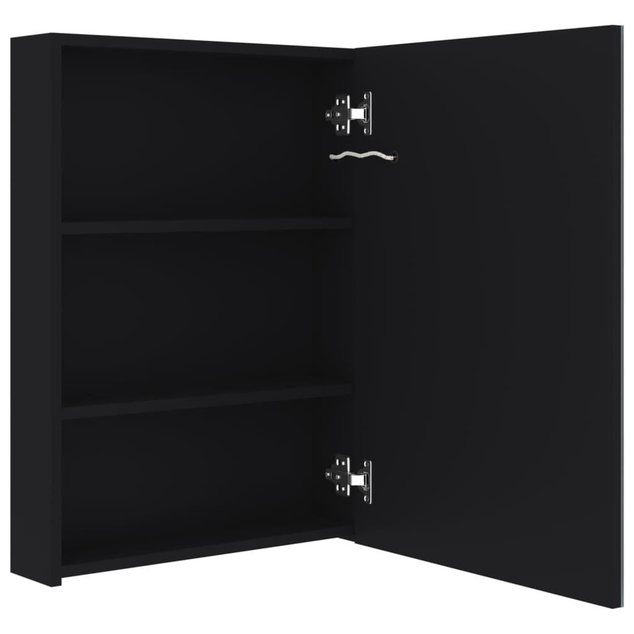 Voir la diapositive 5 : VIDAXL Armoire de salle de bain a miroir led 50x13x70 cm