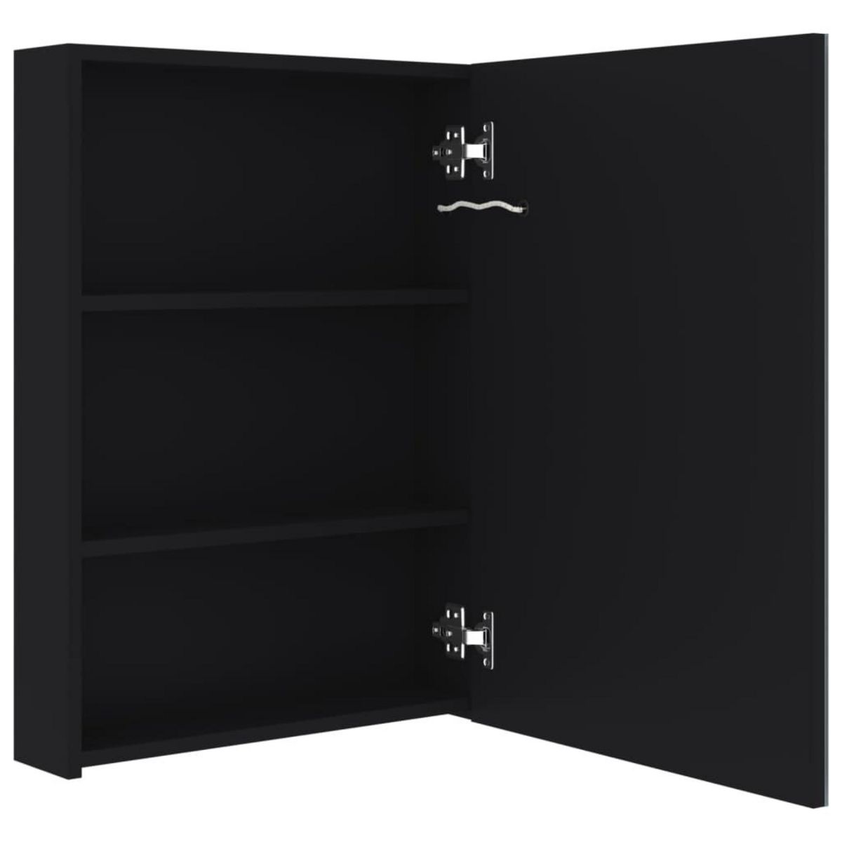 VIDAXL Armoire de salle de bain a miroir LED 50x13x70 cm