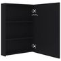 Voir la diapositive 5 : VIDAXL Armoire de salle de bain a miroir LED 50x13x70 cm