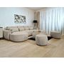 Voir la diapositive 5 : BEST MOBILIER Mahina - canapé panoramique en u 7 places - convertible avec coffre - en tissu bouclette