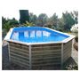 Voir la diapositive 3 : WATERCLIP Piscine en bois longitudinale 890x420x129 CALAYAN