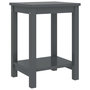 Voir la diapositive 1 : VIDAXL Table de chevet Gris fonce 35x30x47 cm Bois de pin massif