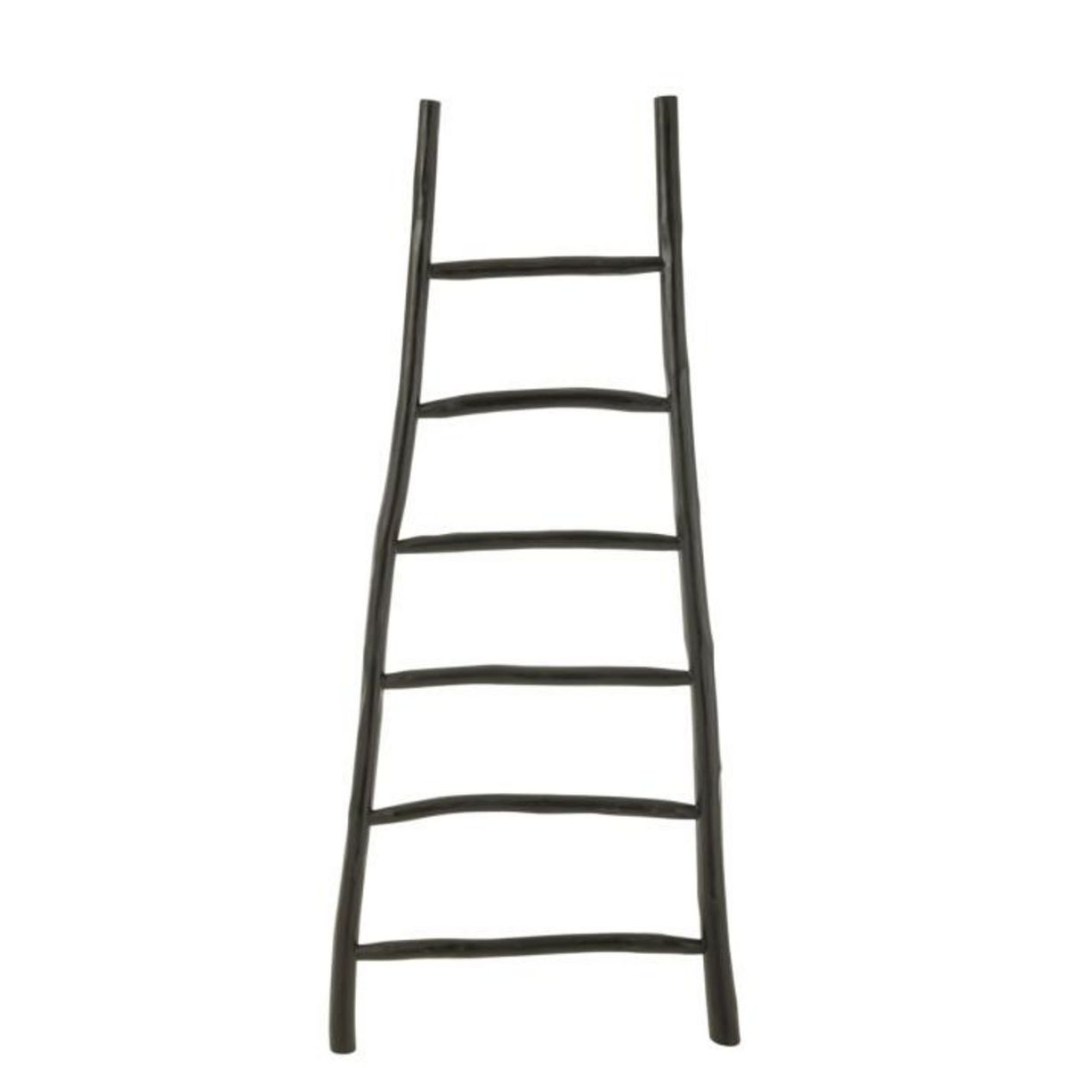 Paris Prix Échelle en Teck  6 Echelons  185cm Noir