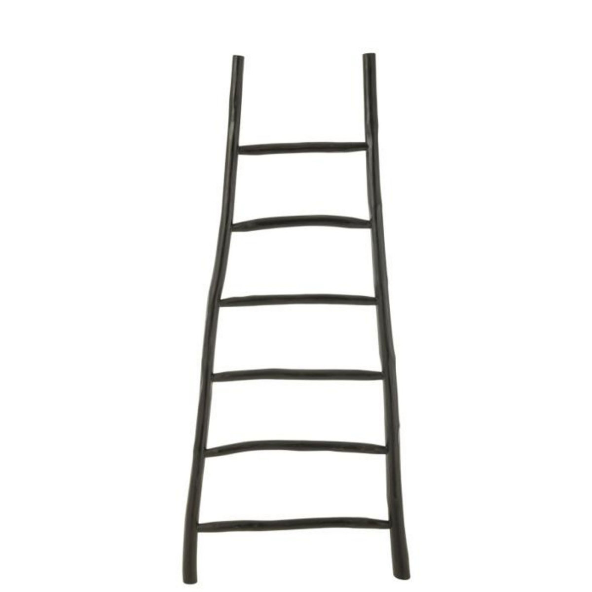 Paris Prix Échelle en Teck  6 Echelons  185cm Noir