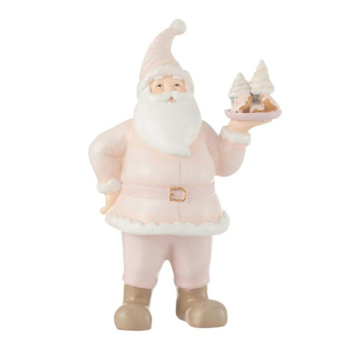 Paris Prix Père Noël Déco en Résine  Pâtisserie  24cm Rose