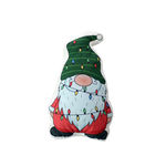 TOILINUX Coussin lumineux en velours imprimé lutin - 40 x 23 cm