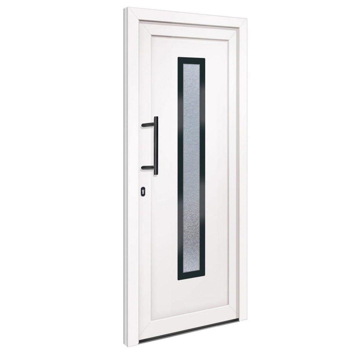 VIDAXL Porte d'entree Blanc 108x200 cm PVC