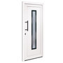 Voir la diapositive 2 : VIDAXL Porte d'entree Blanc 108x200 cm PVC