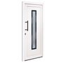 Voir la diapositive 2 : VIDAXL Porte d'entree Blanc 108x200 cm PVC