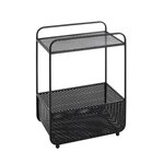 Paris Prix Table d'Appoint Porte-Revues  Lacano  58cm Noir