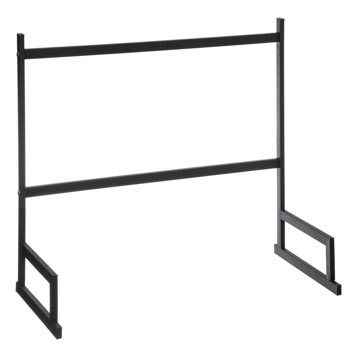 FIVE Organisateur d'évier avec égouttoir sur 2 niveaux en Fer - Noir