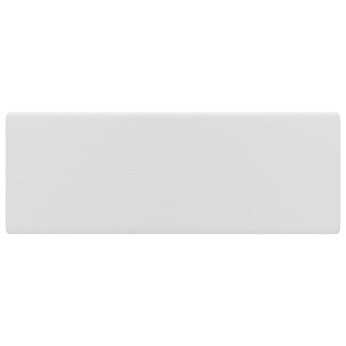 VIDAXL Lavabo carre de luxe a trop-plein Blanc mat 41x41 cm Ceramique